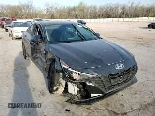 2021 Hyundai Elantra SEL with VIN 5NPLM4AGXMH025713, listed as a Copart auction lot 50679465 with 33,533 mi miles and Salvage Title. Bid and sale history available at carsss.com. Image 10.
