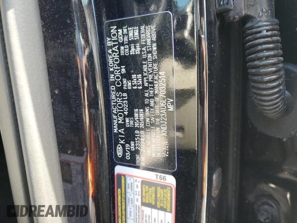 2020 Kia Soul X-Line with VIN KNDJ23AU6L7032514, listed as a Copart auction lot 44331945 with 86,787 mi miles and Non Repairable. Bid and sale history available at carsss.com. Image 14.