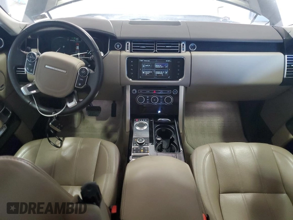 2016 Land Rover Range Rover HSE with VIN SALGS2KF2GA258801, listed as a Copart auction lot 54948595 with 56,495 mi miles and Salvage title. Bid and sale history available at DreamBid. Image 8.