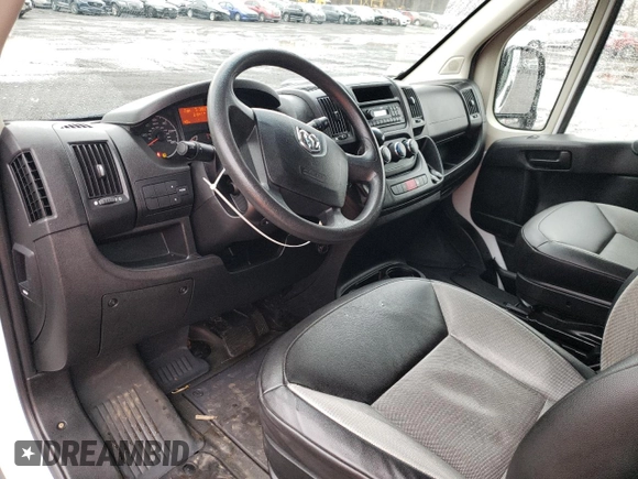 2017 Ram ProMaster Cargo with VIN 3C6TRVAG9HE516668, listed as a Copart auction lot 51828405 with 31,547 mi miles and Clean Title. Bid and sale history available at DreamBid. Image 8.