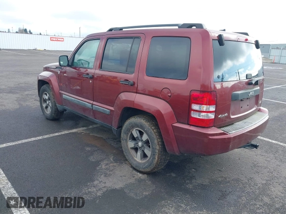 2008 Jeep Liberty Sport with VIN 1J8GN28K08W105513, listed as a IAAI auction lot 41940315 with Not Provided miles and . Bid and sale history available at DreamBid. Image 3.