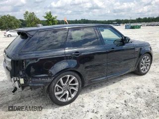 2018 Land Rover Range Rover Sport HSE z VIN SALWR2RV1JA199820, wystawiony jako Copart lot #59662085 z przebiegiem 74 206 mil mil oraz Szkoda całkowita • Salvage title. Historia ofert i sprzedaży dostępna na DreamBid. Obrazek 3.