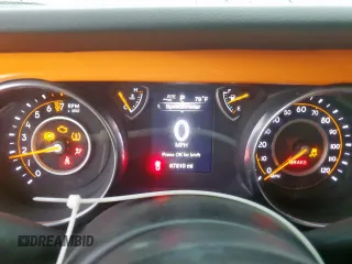 2020 Jeep Gladiator Sport S z VIN 1C6HJTAG0LL168969, wystawiony jako Copart lot #59283365 z przebiegiem 67 810 mil mil oraz Szkoda całkowita • Salvage title. Historia ofert i sprzedaży dostępna na DreamBid. Obrazek 9.