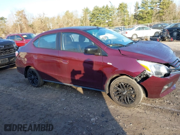 2022 Mitsubishi Mirage ES with VIN ML32FUFJXNHF04861, listed as a IAAI auction lot 41803710 with 14,815 mi miles and . Bid and sale history available at DreamBid. Image 13.