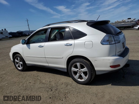 2008 Lexus RX 350 with VIN 2T2GK31UX8C039526, listed as a Copart auction lot 51875505 with 281,570 mi miles and Clean Title. Bid and sale history available at DreamBid. Image 2.