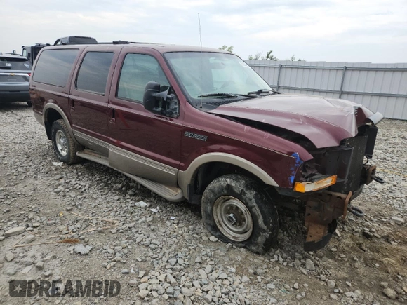 2001 Ford Excursion Limited с VIN 1FMNU43SX1EA00618, выставлен на аукционе Copart как лот 59807255 с пробегом 210 811 миль миль и Чистый • Clean title. История ставок и продаж доступна на DreamBid. Изображение 4.