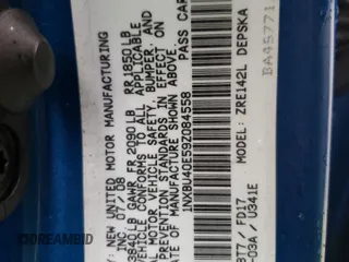 2009 Toyota Corolla with VIN 1NXBU40E59Z084558, listed as a Copart auction lot 45702905 with 126,074 mi miles and Salvage Title. Bid and sale history available at carsss.com. Image 12.