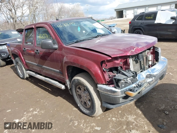 2008 GMC Canyon SLE1 with VIN 1GTDT13E388148114, listed as a IAAI auction lot 41688745 with 161,881 mi miles. Bid and sale history available at carsss.com. Image 1.