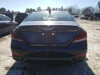 2019 Genesis G70 Dynamic with VIN KMTG34LE8KU032664, listed as a Copart auction lot 89106065 with 27,659 mi miles and Salvage Title. Bid and sale history available at DreamBid. Image 6.