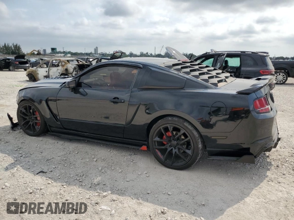 2014 Ford Mustang V6 with VIN 1ZVBP8AM4E5240826, listed as a Copart auction lot 53108065 with 75,664 mi miles and Salvage title. Bid and sale history available at DreamBid. Image 2.