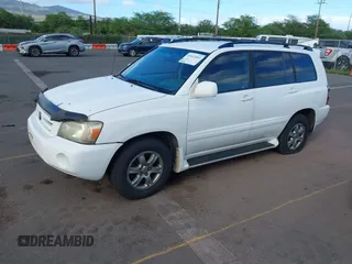 2005 Toyota Highlander z VIN JTEEP21A550090205, wystawiony jako IAAI lot #41611463 z przebiegiem 158 137 mil mil oraz . Historia ofert i sprzedaży dostępna na DreamBid. Obrazek 2.