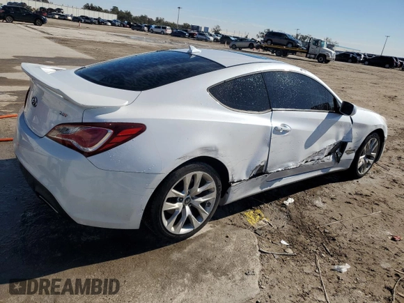 2013 Hyundai Genesis Coupe Premium z VIN KMHHT6KD8DU112262, wystawiony jako Copart lot #42407695 z przebiegiem 106 054 mil mil oraz Szkody całkowita. Historia ofert i sprzedaży dostępna na DreamBid. Obrazek 3.
