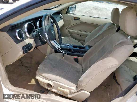 2006 Ford Mustang Standard with VIN 1ZVFT80N965159930, listed as a Copart auction lot 58993635 with 157,415 mi miles and Salvage title. Bid and sale history available at DreamBid. Image 7.