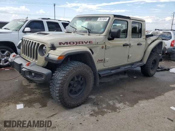 2020 Jeep Gladiator Mojave z VIN 1C6JJTEG9LL208154, wystawiony jako Copart lot #70474844 z przebiegiem 31 065 mil mil oraz Szkoda całkowita • Salvage title. Historia ofert i sprzedaży dostępna na DreamBid. Obrazek 1.