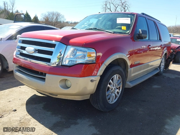 2007 Ford Expedition EL Eddie Bauer with VIN 1FMFK17577LA02604, listed as a IAAI auction lot 41735900 with 183,690 mi miles. Bid and sale history available at carsss.com. Image 19.