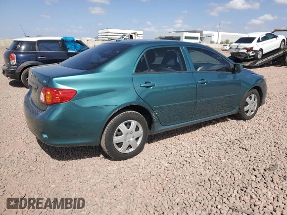 2010 Toyota Corolla with VIN 1NXBU4EE1AZ294667, listed as a Copart auction lot 53510175 with 99,020 mi miles and Salvage Title. Bid and sale history available at carsss.com. Image 3.