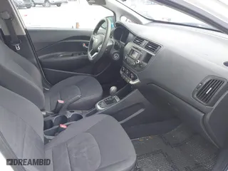 2012 Kia Rio LX with VIN KNADM4A31C6089842, listed as a IAAI auction lot 41928559 with 129,030 mi miles. Bid and sale history available at carsss.com. Image 5.