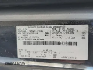 2016 Ford Transit с VIN 1FDBF9ZM1GKB57001, выставлен на аукционе Copart как лот 88988185 с пробегом 201 648 миль миль и Чистый • Clean title. История ставок и продаж доступна на DreamBid. Изображение 13.