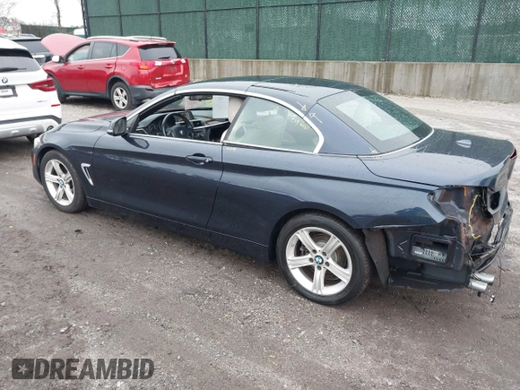 2015 BMW 4 Series 428i with VIN WBA3V7C55FP772912, listed as a IAAI auction lot 41787037 with 76,239 mi miles. Bid and sale history available at carsss.com. Image 3.
