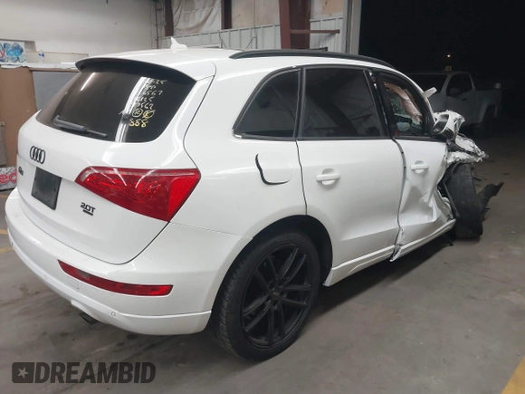 2012 Audi Q5 Premium Plus with VIN WA1LFAFP1CA016125, listed as a IAAI auction lot 41878527 with 87,813 mi miles and . Bid and sale history available at DreamBid. Image 4.