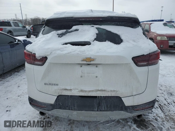 2024 Chevrolet Blazer LT with VIN 3GNKBCR46RS183542, listed as a Copart auction lot 45127625 with 13,519 mi miles and Salvage title. Bid and sale history available at DreamBid. Image 6.