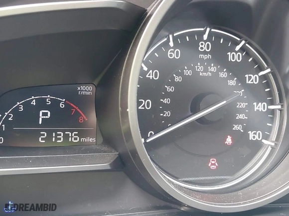 2018 Mazda Mazda3 5-Door Touring with VIN 3MZBN1L37JM272319, listed as a IAAI auction lot 41387550 with 21,376 mi miles. Bid and sale history available at carsss.com. Image 7.