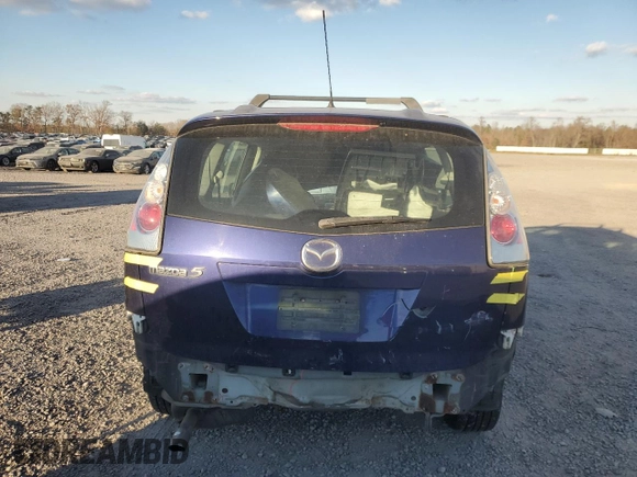 2006 Mazda 5 Sport with VIN JM1CR293760113397, listed as a Copart auction lot 83456654 with 195,859 mi miles and Salvage Title. Bid and sale history available at DreamBid. Image 6.