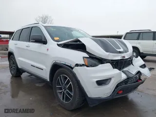 2019 Jeep Grand Cherokee Trailhawk with VIN 1C4RJFLG0KC837817, listed as a IAAI auction lot 41754787 with 86,235 mi miles. Bid and sale history available at carsss.com. Image 1.
