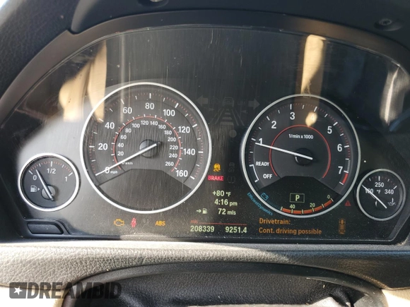2013 BMW 3 Series 328i with VIN WBA3C1C5XDK104391, listed as a Copart auction lot 49204125 with 208,339 mi miles and Clean Title. Bid and sale history available at carsss.com. Image 9.