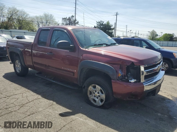2008 Chevrolet Silverado 1500 1LT with VIN 2GCEC19J281246899, listed as a Copart auction lot 54156405 with 120,160 mi miles and Salvage Title. Bid and sale history available at DreamBid. Image 4.
