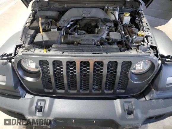 2020 Jeep Gladiator Sport S with VIN 1C6HJTAG3LL161496, listed as a Copart auction lot 48807525 with 88,429 mi miles and Salvage title. Bid and sale history available at DreamBid. Image 12.
