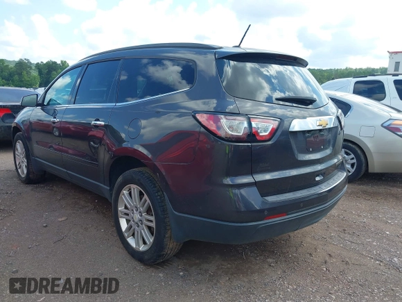 2015 Chevrolet Traverse LT with VIN 1GNKRGKDXFJ231425, listed as a IAAI auction lot 42534443 with Not provided miles and . Bid and sale history available at DreamBid. Image 3.
