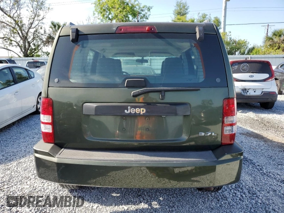 2008 Jeep Liberty Sport with VIN 1J8GP28K48W106979, listed as a Copart auction lot 54400165 with 182,179 mi miles and Non Repairable. Bid and sale history available at DreamBid. Image 6.
