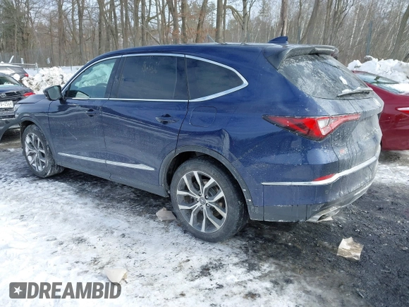 2022 Acura MDX Technology with VIN 5J8YE1H4XNL001553, listed as a IAAI auction lot 41617877 with 41,244 mi miles and . Bid and sale history available at DreamBid. Image 3.
