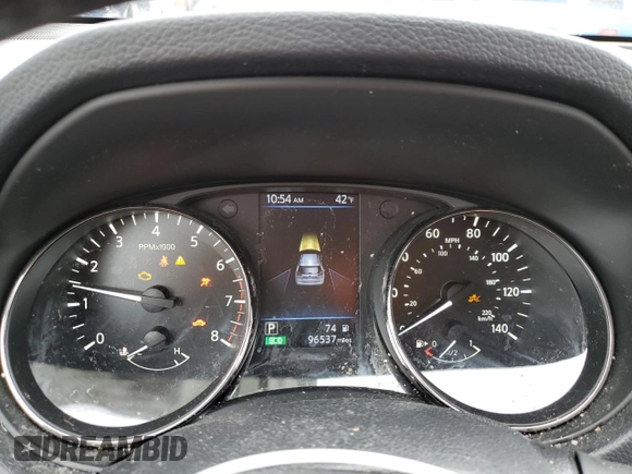 2020 Nissan Rogue S with VIN KNMAT2MV6LP533110, listed as a Copart auction lot 51411234 with 96,537 mi miles and Salvage Title. Bid and sale history available at carsss.com. Image 9.