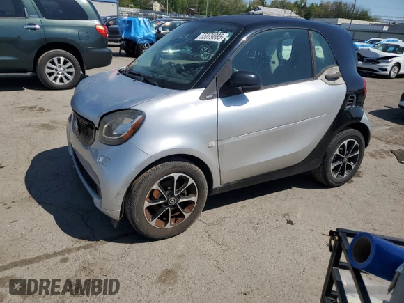 2016 Smart fortwo Passion with VIN WMEFJ5DA2GK069795, listed as a Copart auction lot 55079085 with 153,339 mi miles and Clean Title. Bid and sale history available at DreamBid. Image 1.