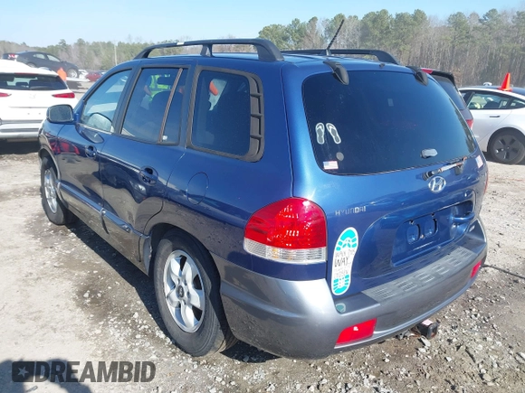 2006 Hyundai Santa Fe GLS with VIN KM8SC73DX6U098121, listed as a IAAI auction lot 41490588 with 171,087 mi miles. Bid and sale history available at carsss.com. Image 3.