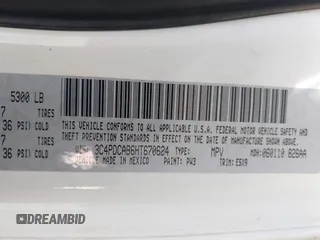 2017 Dodge Journey SE with VIN 3C4PDCAB6HT670624, listed as a IAAI auction lot 41777947 with 143,496 mi miles and . Bid and sale history available at DreamBid. Image 9.