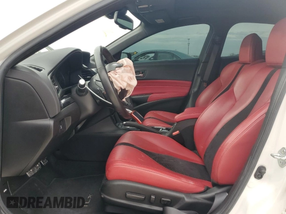 2022 Acura ILX w/Premium/A-Spec Package with VIN 19UDE2F86NA006691, listed as a Copart auction lot 50489625 with 0 mi miles and Non Repairable. Bid and sale history available at carsss.com. Image 7.