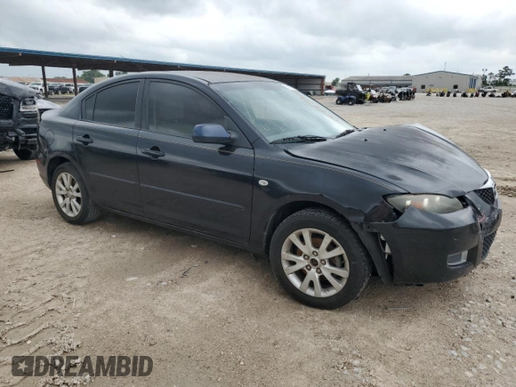 2008 Mazda 3 i Touring with VIN JM1BK32F381802361, listed as a Copart auction lot 55847925 with 205,146 mi miles and Salvage Title. Bid and sale history available at DreamBid. Image 4.
