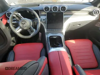 2024 Mercedes-Benz GLC with VIN W1NKJ4HB4RF091313, listed as a Copart auction lot 46849035 with 0 mi miles and Salvage Title. Bid and sale history available at carsss.com. Image 8.