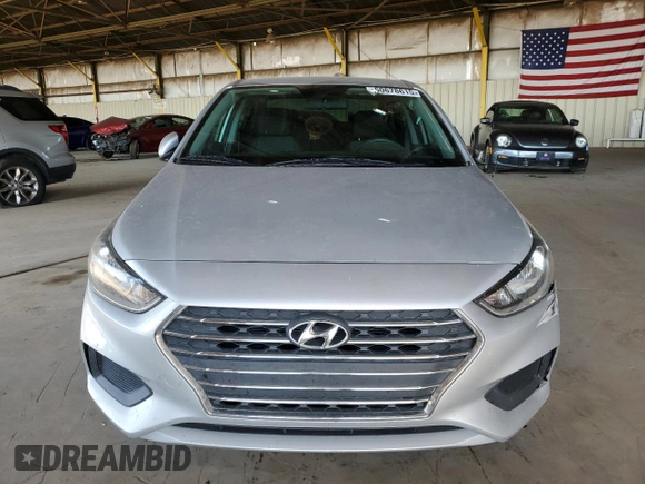 2022 Hyundai Accent SE with VIN 3KPC24A64NE173729, listed as a Copart auction lot 60678615 with 48,990 mi miles and Salvage title. Bid and sale history available at DreamBid. Image 5.