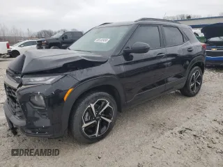 2022 Chevrolet TrailBlazer RS with VIN KL79MTSL9NB064776, listed as a Copart auction lot 85132434 with 51,870 mi miles and Salvage Title. Bid and sale history available at carsss.com. Image 1.