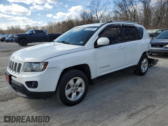 2014 Jeep Compass Latitude with VIN 1C4NJCEAXED531759, listed as a Copart auction lot 50620335 with 144,803 mi miles and Salvage Title. Bid and sale history available at carsss.com. Image 1.