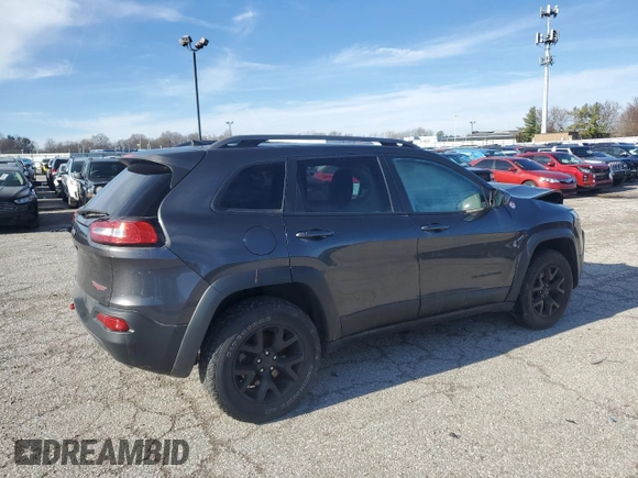 2016 Jeep Cherokee Trailhawk with VIN 1C4PJMBS7GW288639, listed as a Copart auction lot 84059884 with 76,169 mi miles and Non repairable. Bid and sale history available at DreamBid. Image 3.