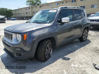 2016 Jeep Renegade Limited with VIN ZACCJADT0GPC82259, listed as a Copart auction lot 52550665 with 101,683 mi miles and Clean Title. Bid and sale history available at DreamBid. Image 1.
