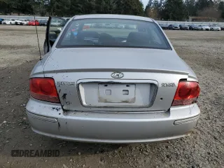 2003 Hyundai Sonata with VIN KMHWF25S03A881792, listed as a Copart auction lot 43432105 with 135,706 mi miles and Salvage Title. Bid and sale history available at carsss.com. Image 6.