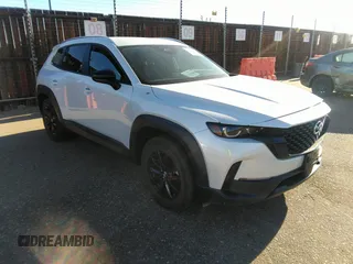 2025 Mazda CX-50 2.5 S Preferred Package with VIN 7MMVABBM7SN304740, listed as a IAAI auction lot 41813130 with 10,710 mi miles. Bid and sale history available at carsss.com. Image 1.