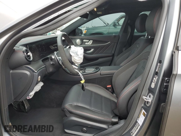 2023 Mercedes-Benz E 53 AMG with VIN W1KZF6BB5PB168809, listed as a Copart auction lot 63260164 with 9,666 mi miles and Salvage Title. Bid and sale history available at DreamBid. Image 7.