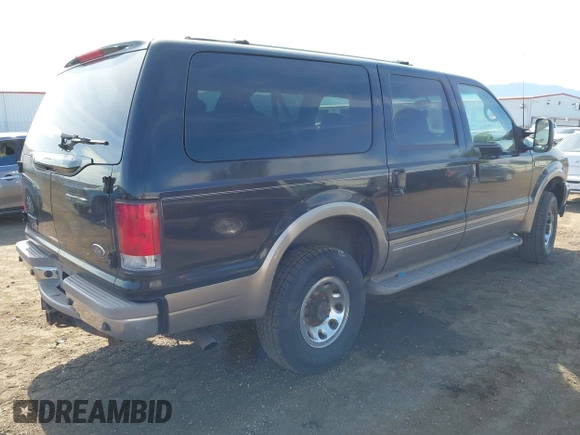 2001 Ford Excursion Limited with VIN 1FMNU43S41EB45847, listed as a IAAI auction lot 42553378 with 287,390 mi miles and . Bid and sale history available at DreamBid. Image 4.
